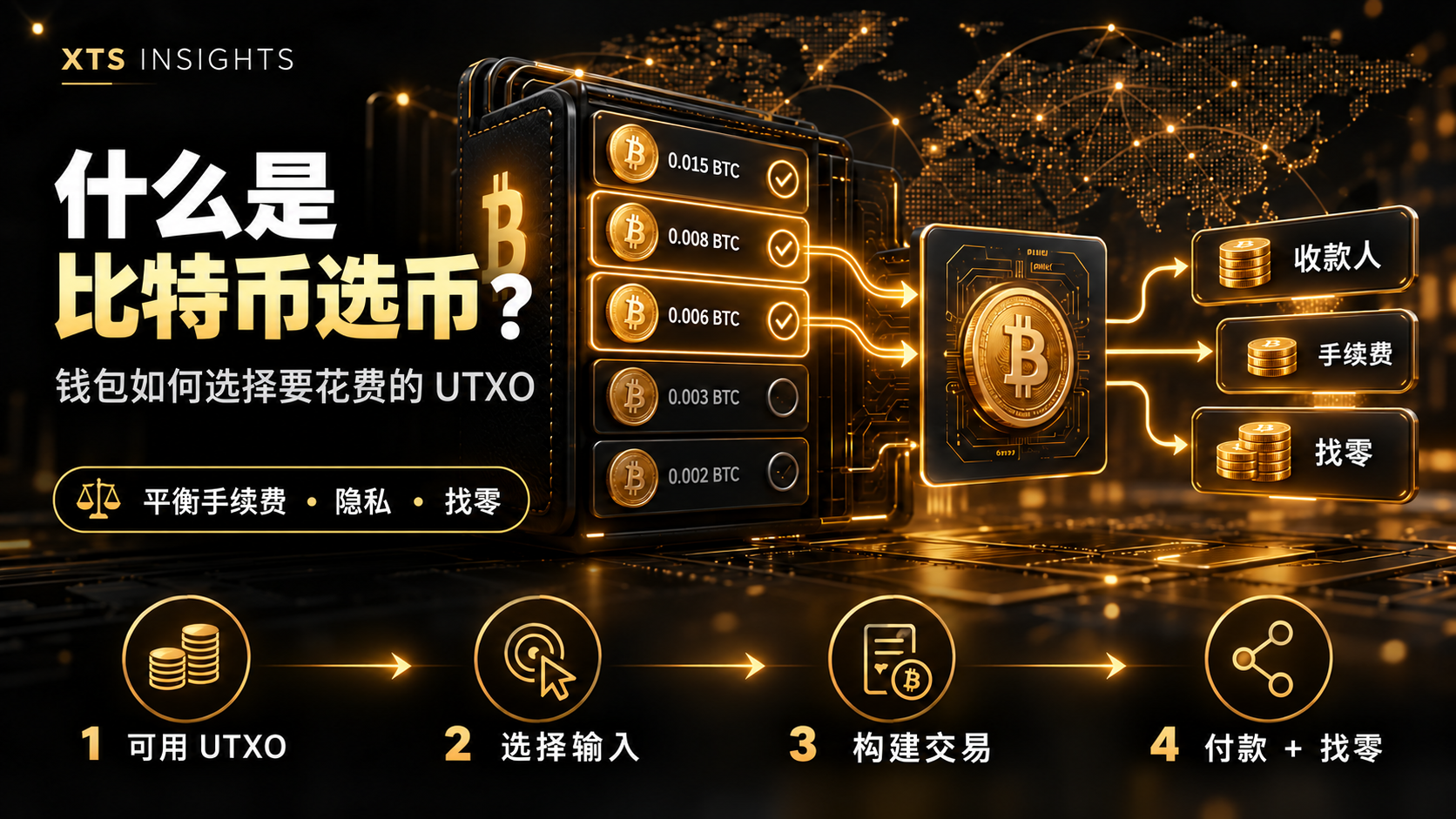 什么是比特币选币以及钱包如何选择要花费的 UTXO