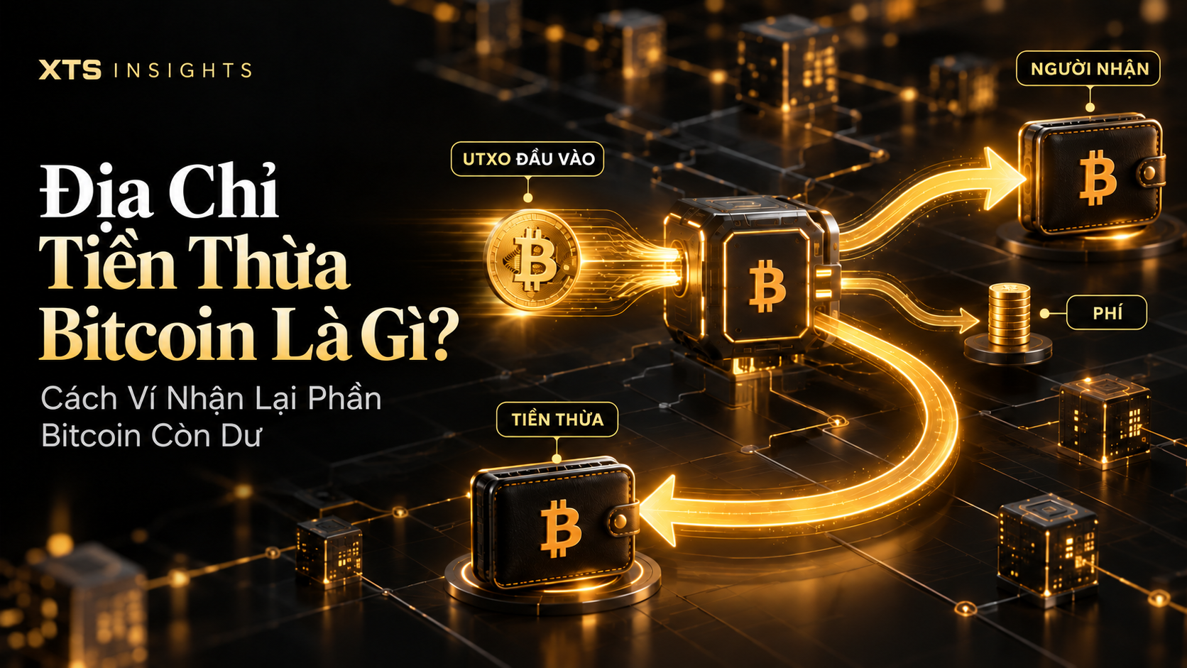 Địa Chỉ Tiền Thừa Bitcoin Là Gì? Cách Ví Nhận Lại Phần Bitcoin Còn Dư | XTS Insights